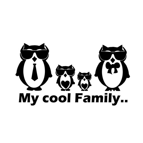 Cool family aufkleber - family,