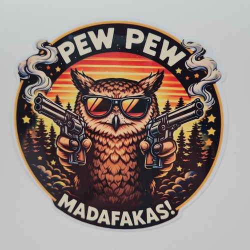 Pew madafakas - pew, aufkleber
